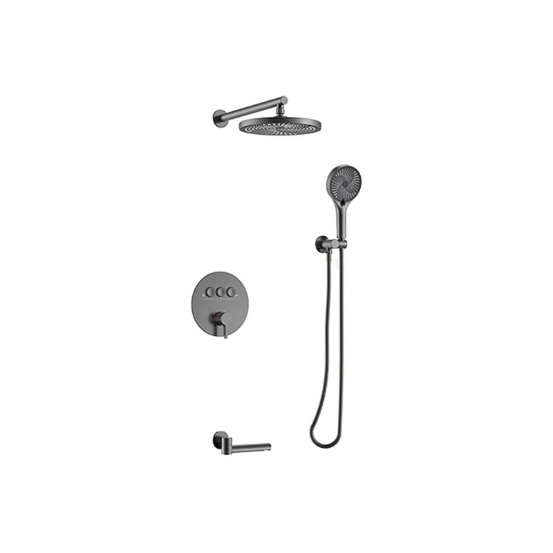 LT-10046-BRA-AZLYHS shower set, shower system, complete shower kit