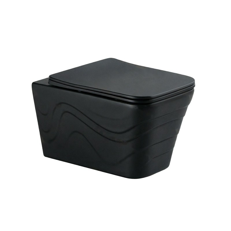 LT-WHT4101-M-BL black wall-hung-toilets