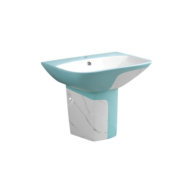 LT-583P-DP-WG patterned wall-hung-basins