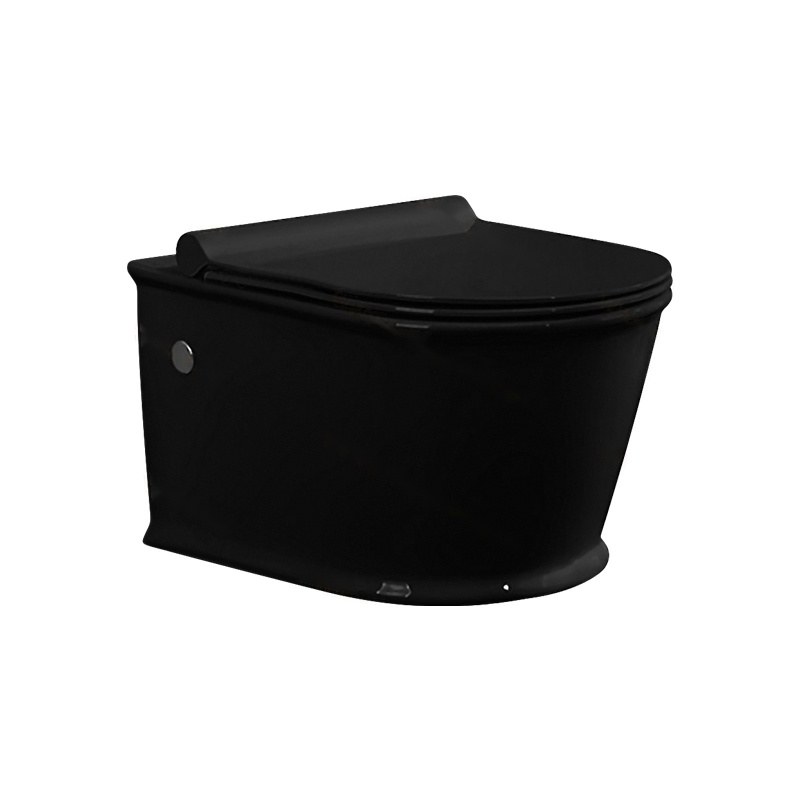 LT-WHT4007-CG-BL black wall-hung-toilets