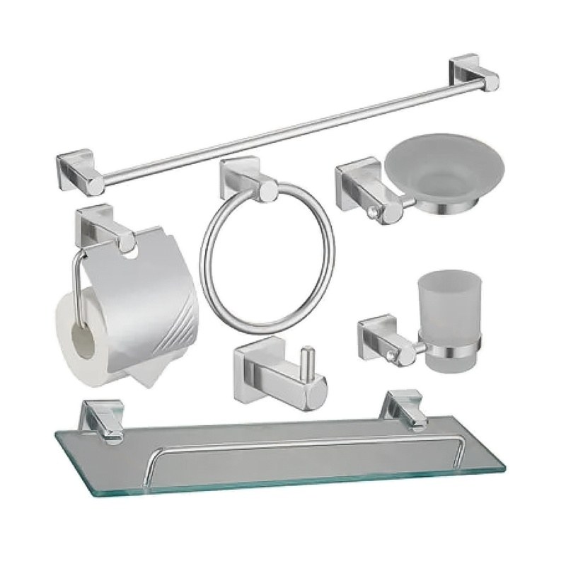 LT-AL8200-7B-S bathroom hardware set, towel bar, bath accessory