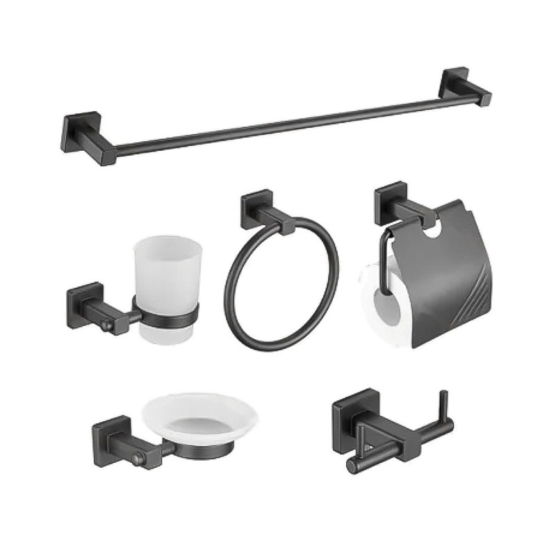 LT-AL4000-6B-GR bathroom hardware set, towel bar, bath accessory
