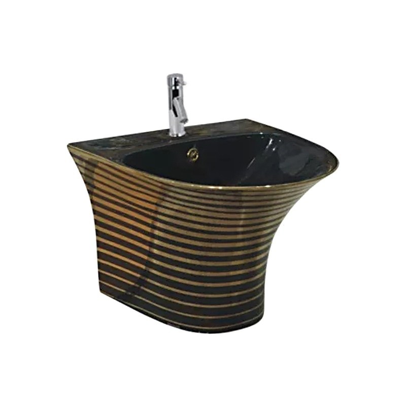 LT-519-GID-BLG black wall-hung-basins