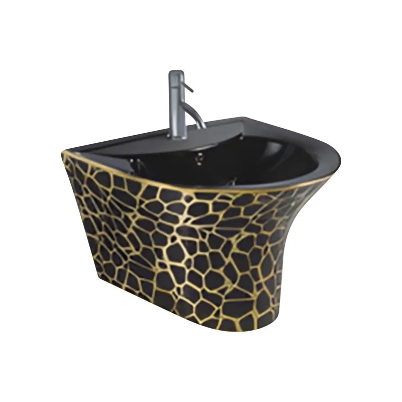 LT-525-GID-BLG black wall-hung-basins