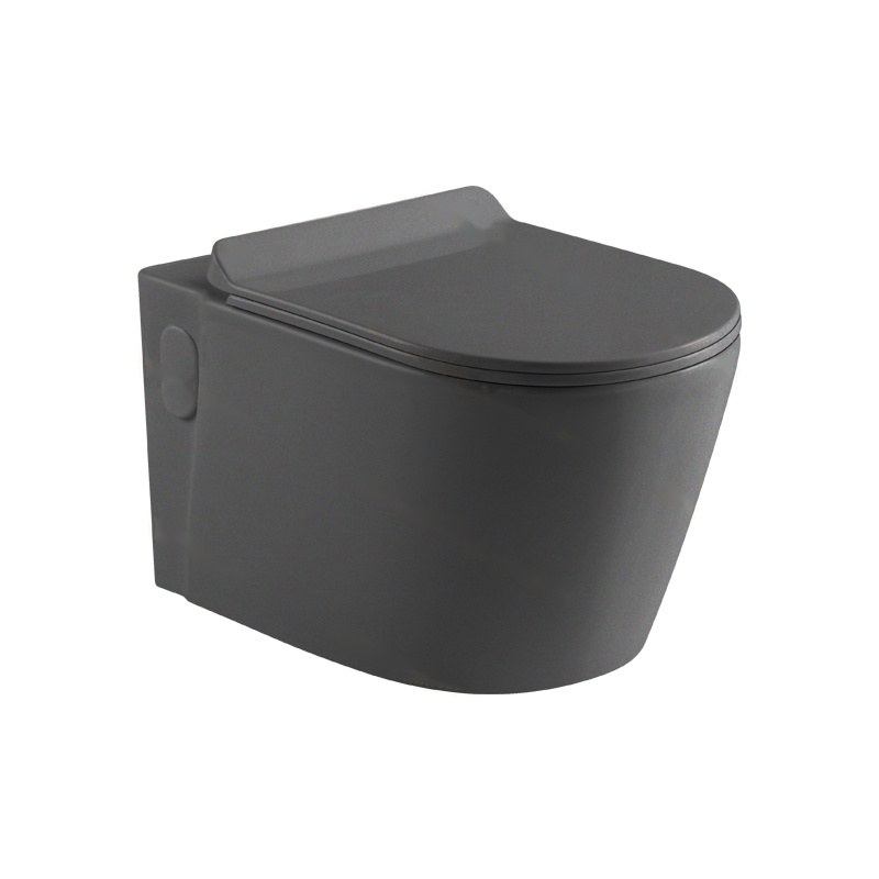 LT-442W-M-DG black wall-hung-toilets