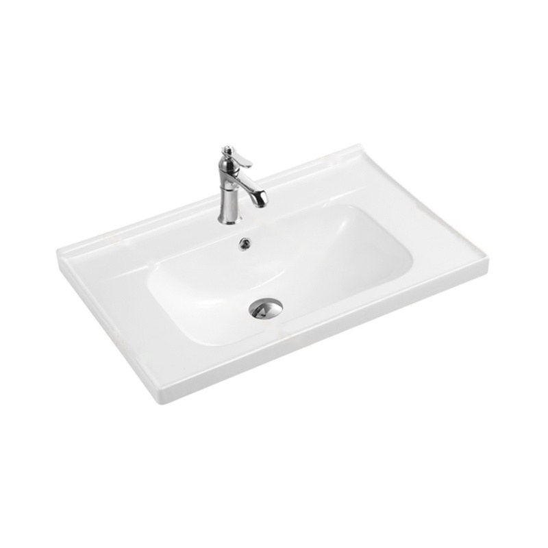 LT-743C white countertop-basins