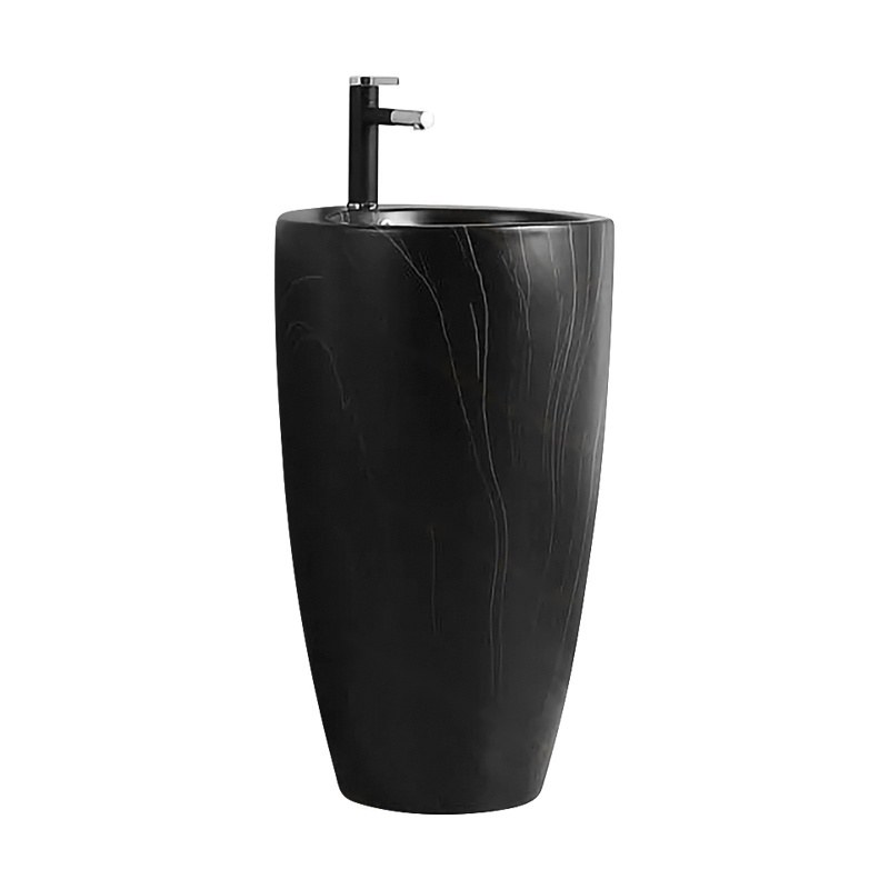 LT-311-DP-CT-96 black pedestal-basins