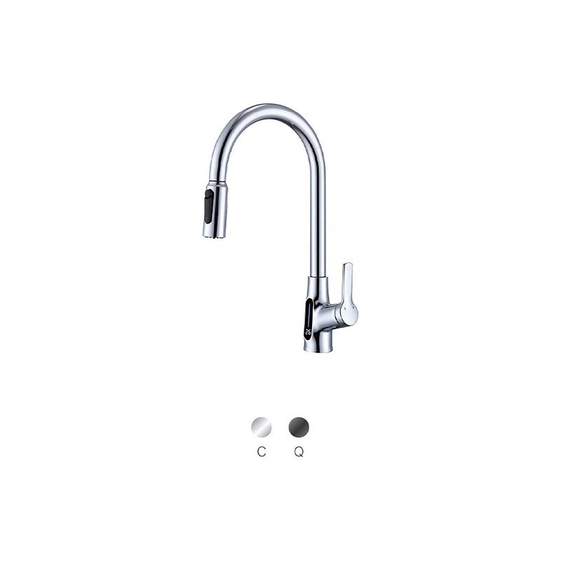 LT-10018-BRA-TCCLSSCLRLT kitchen faucet, kitchen mixer tap, sink faucet