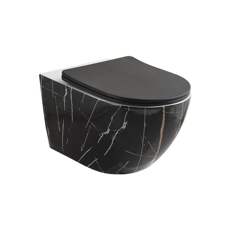 LT-401WA-DP-BLW1 black wall-hung-toilets