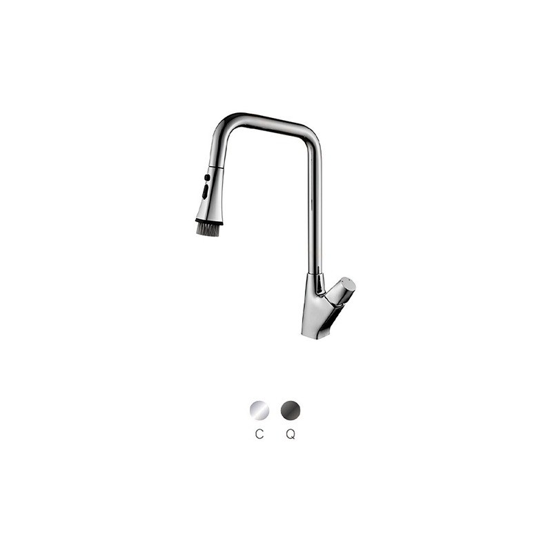 LT-10038-BRA-TCCLSSCLRLT kitchen faucet, kitchen mixer tap, sink faucet