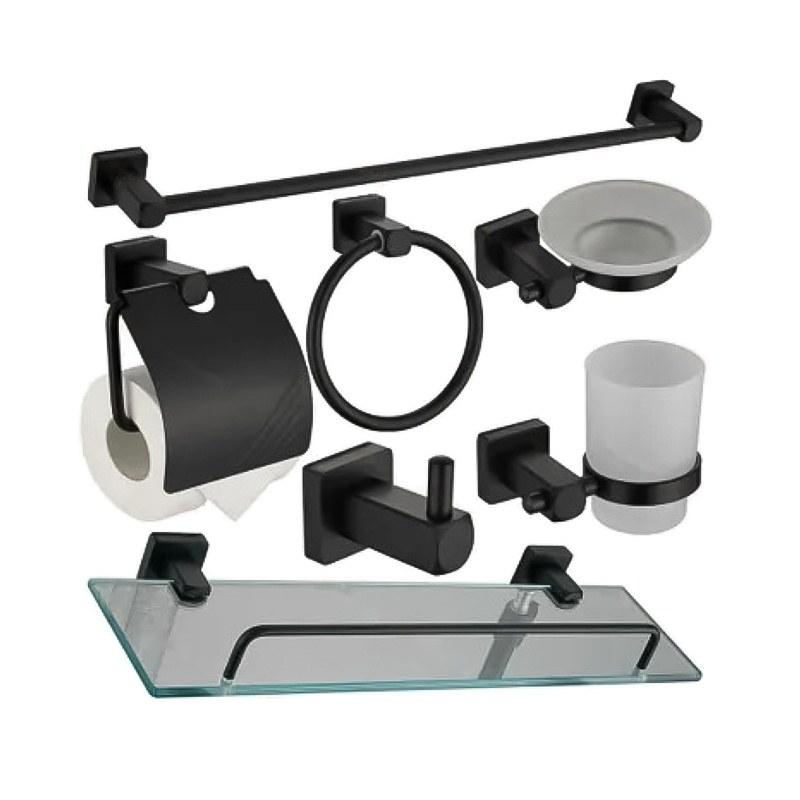 LT-AL8200-7B-B bathroom hardware set, towel bar, bath accessory