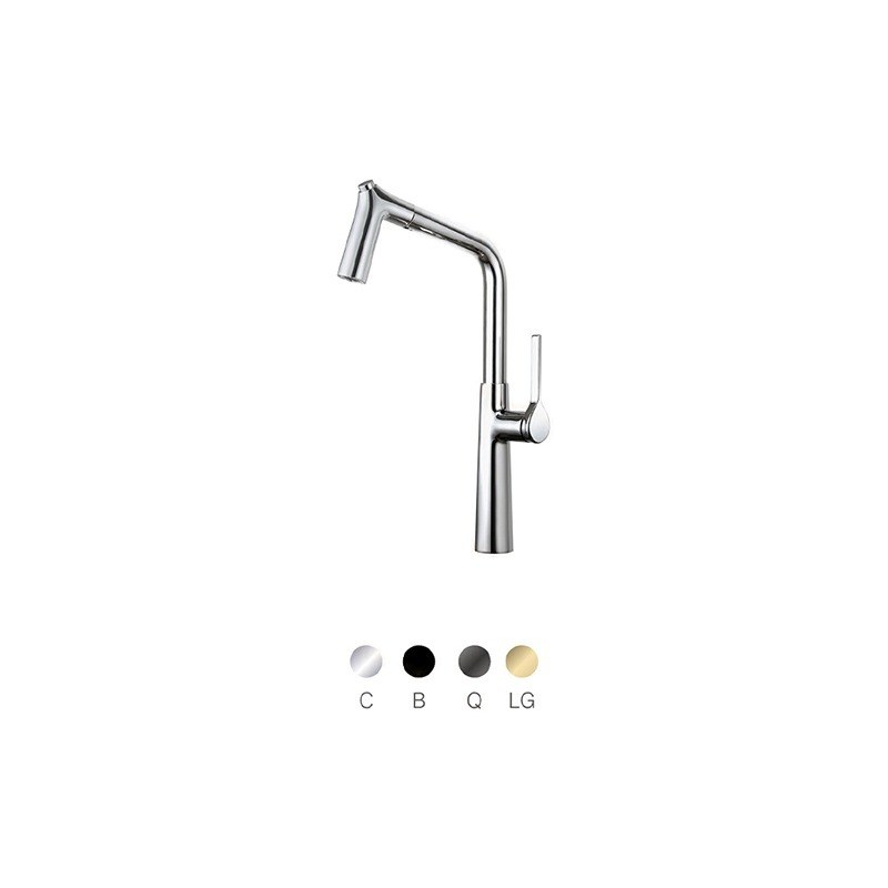 LT-10035-BRA-TCCLSSCLRLT kitchen faucet, kitchen mixer tap, sink faucet