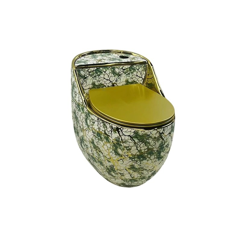 LT-1219-GID-GG patterned one-piece-toilets