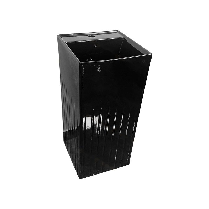 LT-394-CG-BL black pedestal-basins