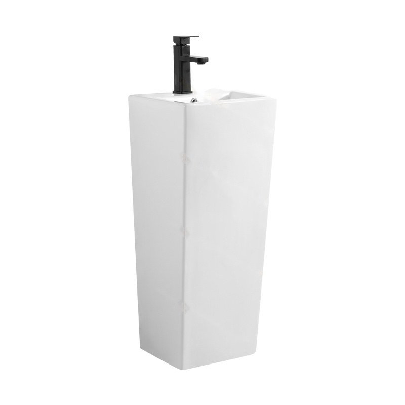 LT-334 white pedestal-basins