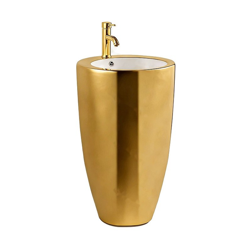 LT-311-GI-GW gold pedestal-basins