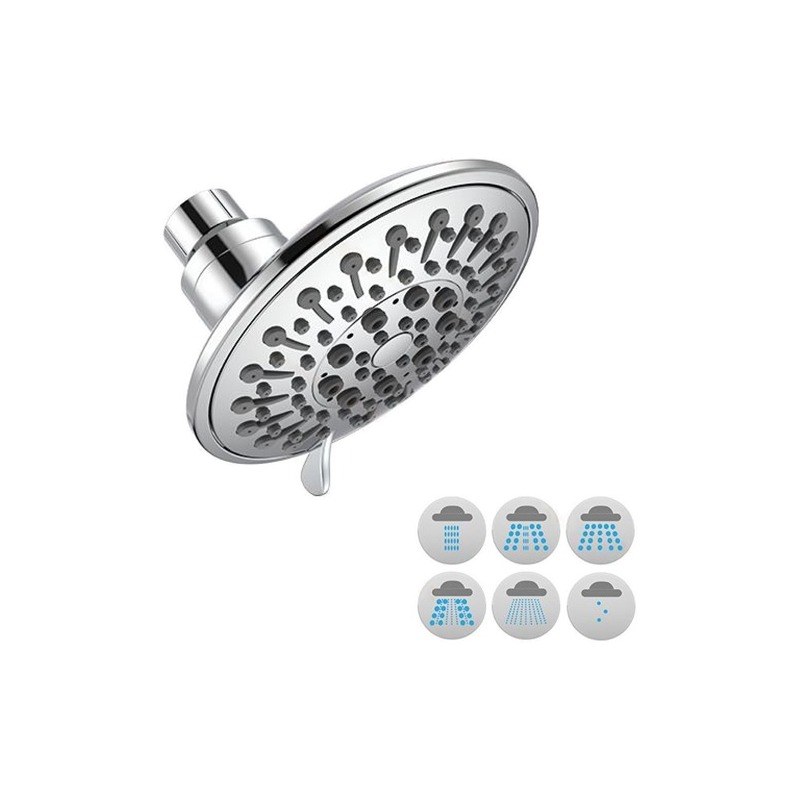 LT-10127-PLA-DP overhead shower, rain shower head, ceiling shower