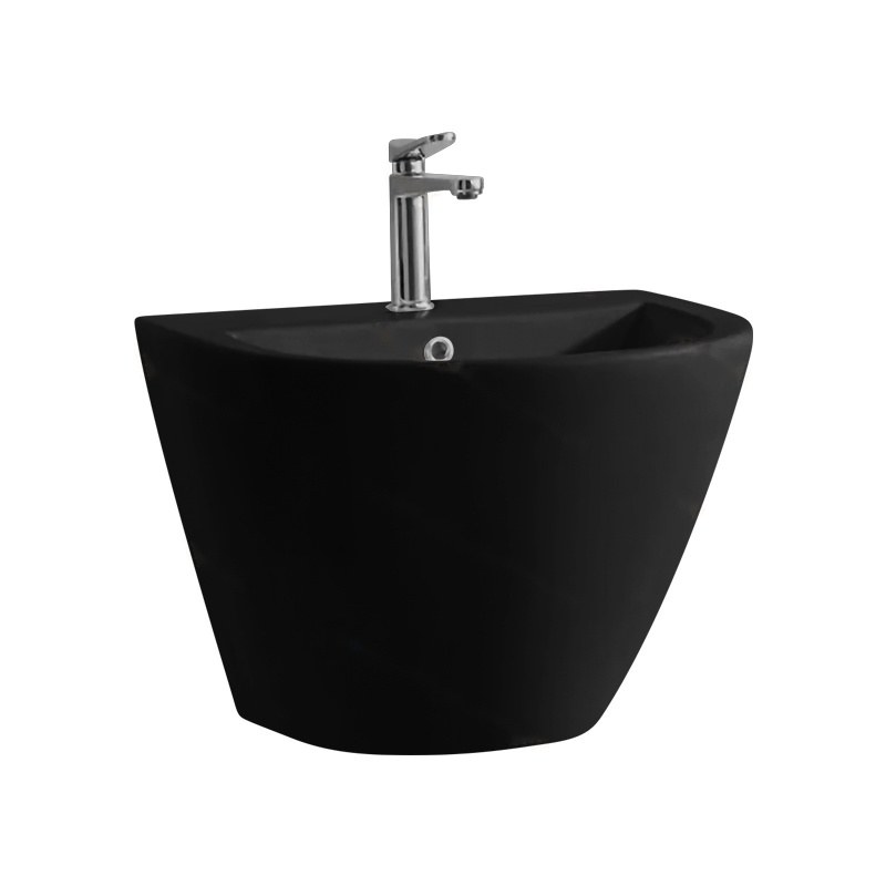 LT-501-M-BL black wall-hung-basins
