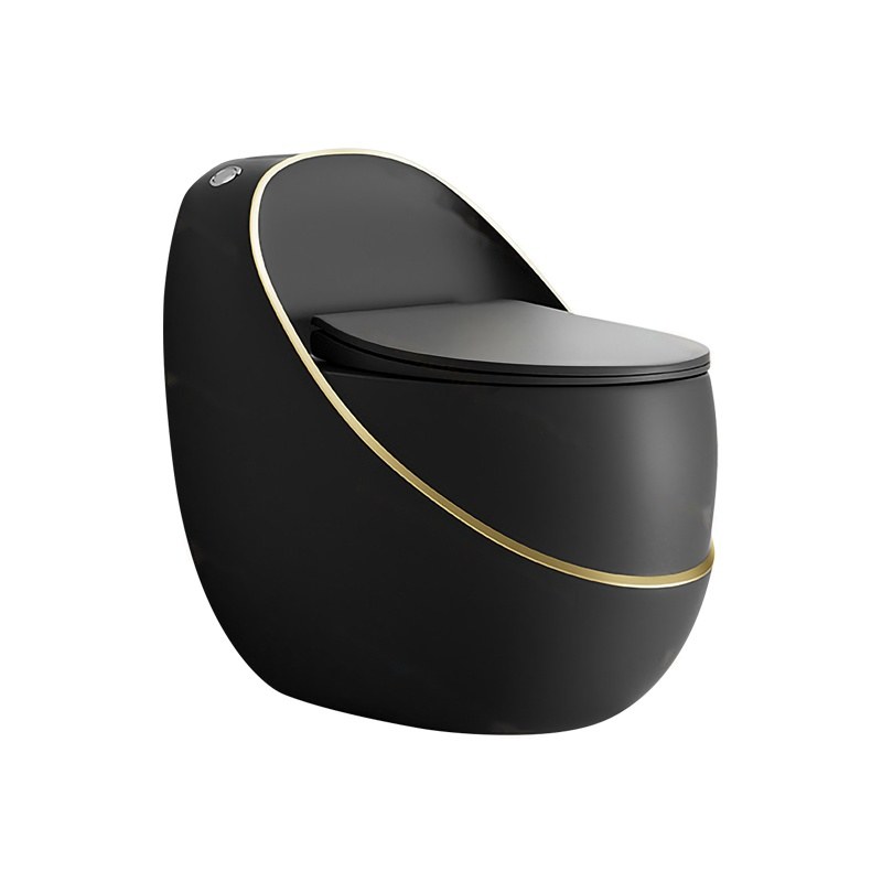 LT-1266-M-BLGL black one-piece-toilets