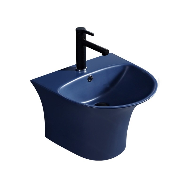 LT-519-M-IB colored wall-hung-basins