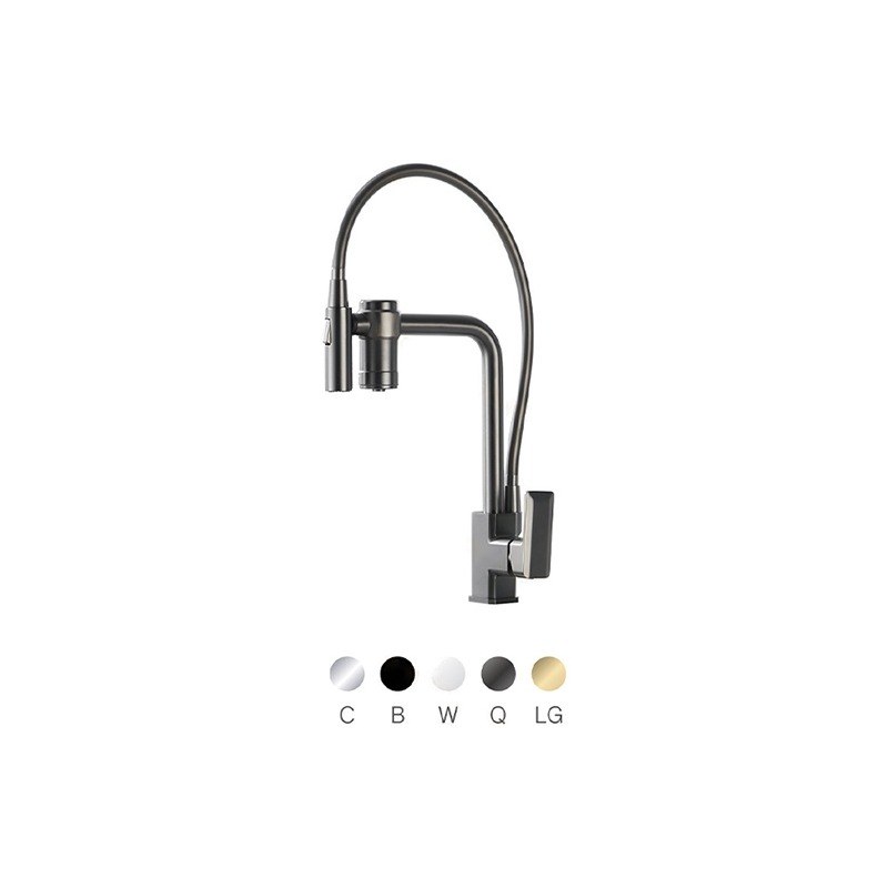 LT-10020-BRA-TCCLSSCLRLT kitchen faucet, kitchen mixer tap, sink faucet