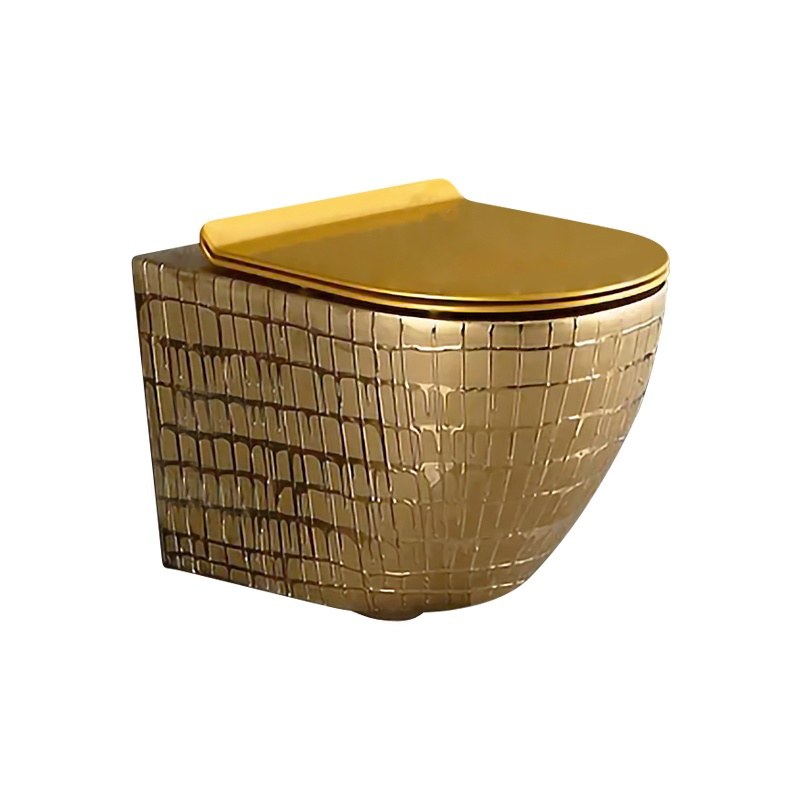 LT-450W-GI-G4 gold wall-hung-toilets