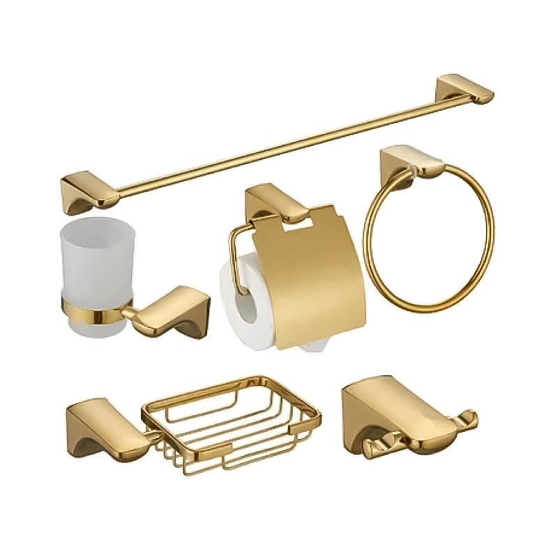 LT-ZS7600-6A-G bathroom hardware set, towel bar, bath accessory