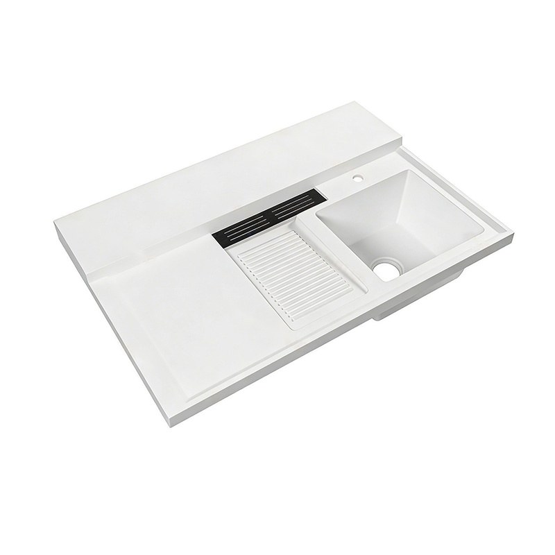 LT-7134-2 white countertop-basins