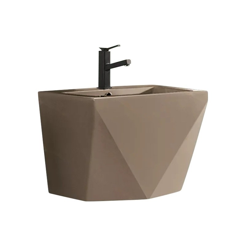 LT-507-M-DB patterned wall-hung-basins