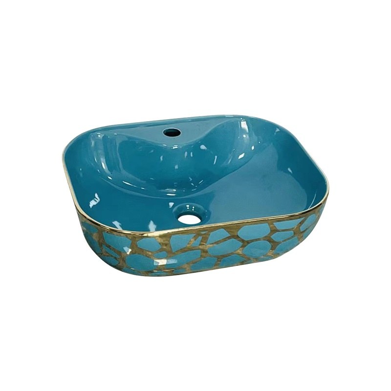 LT-6529-GID-GDBU2 colored art-basins