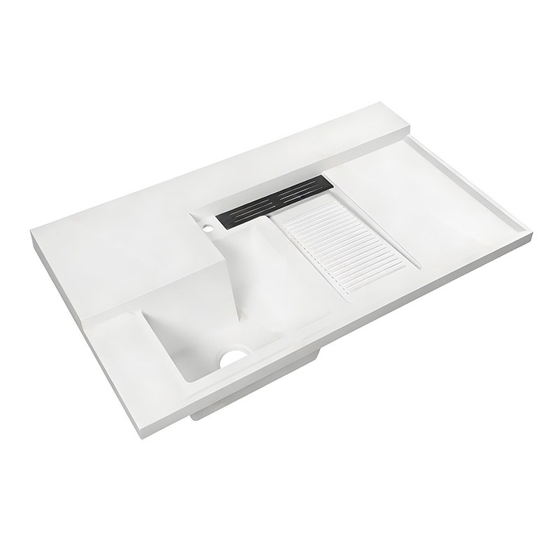LT-7142 white countertop-basins