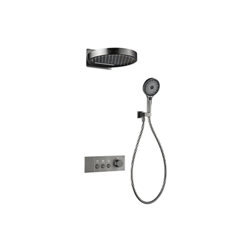 LT-10025-BRA-AZLYHS shower set, shower system, complete shower kit