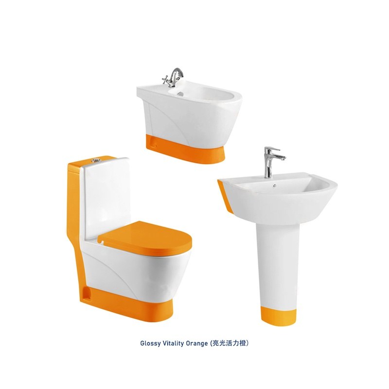 LT-1013-CG-WO1-----LT-413B-CG-WO1-----LT-312P-CG-WO1 white two-piece-toilet-suites