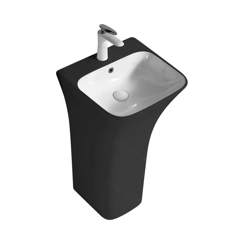 LT-361-M-UBLNW black pedestal-basins