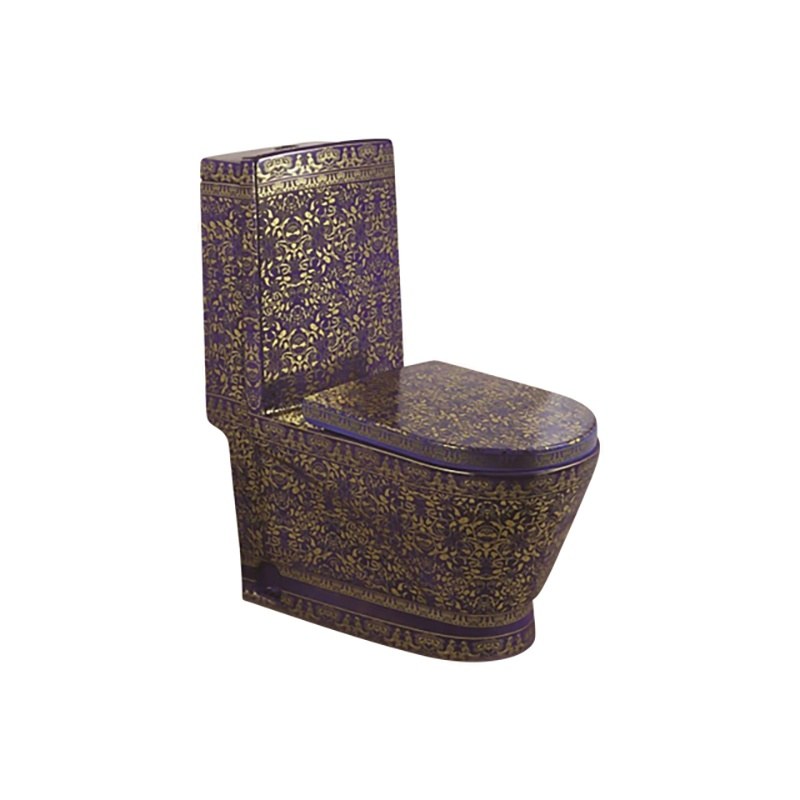 LT-1013-GID-G2 patterned one-piece-toilets