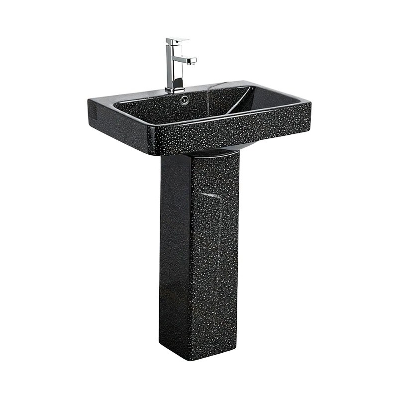 LT-354P-CDG-BL black pedestal-basins