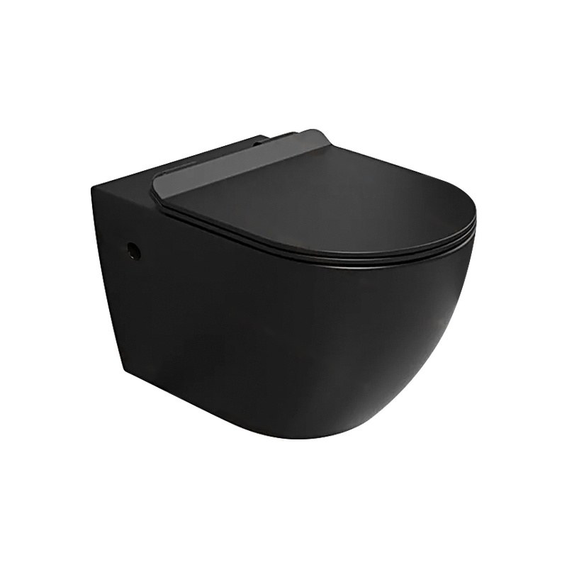 LT-401W-M-BL black wall-hung-toilets