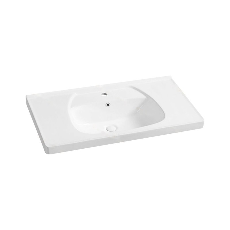 LT-753 white countertop-basins