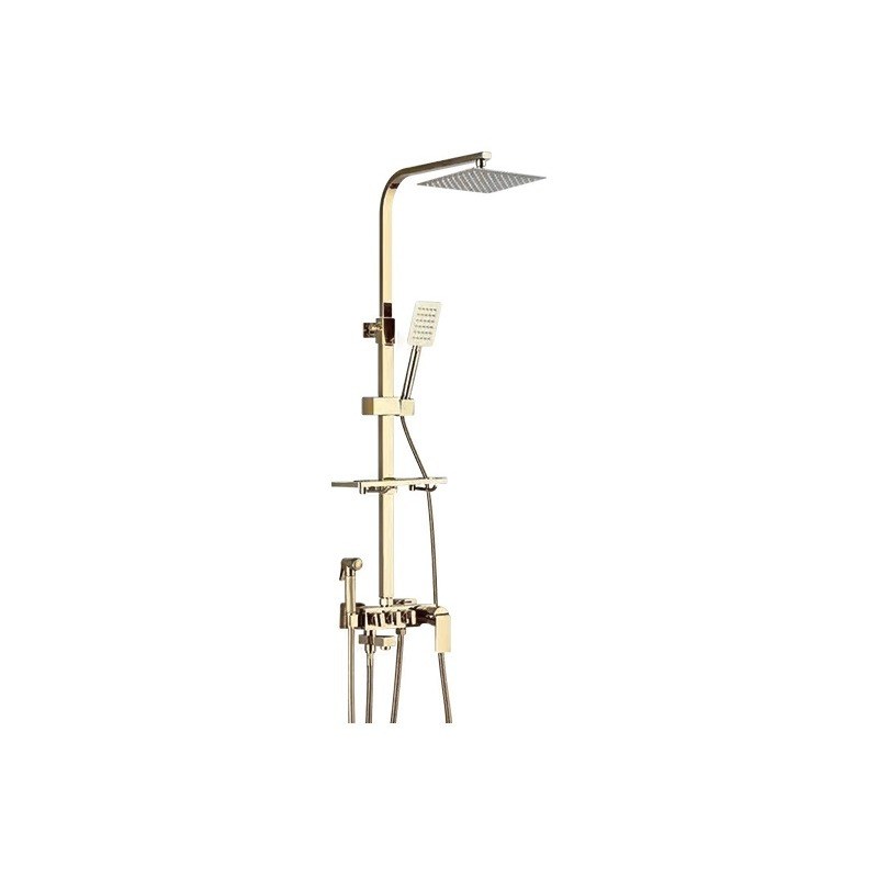 LT-10285-BRA-YTLYHS shower set, shower system, complete shower kit