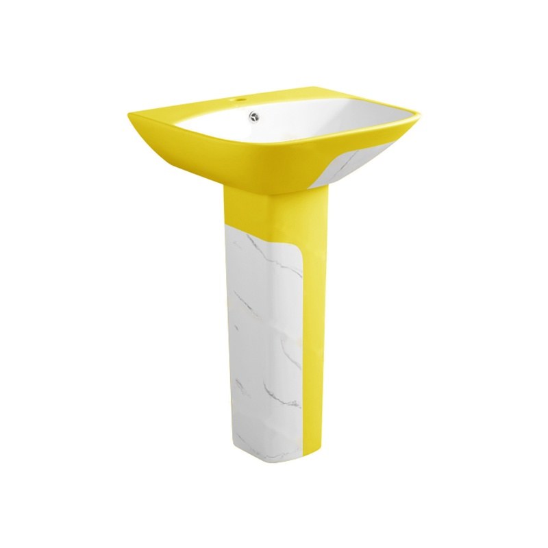 LT-363P-DP-WY gold pedestal-basins