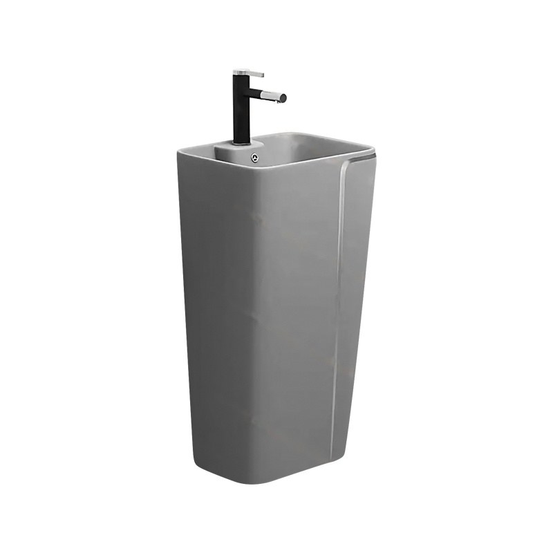 LT-320-M-DGSL grey pedestal-basins