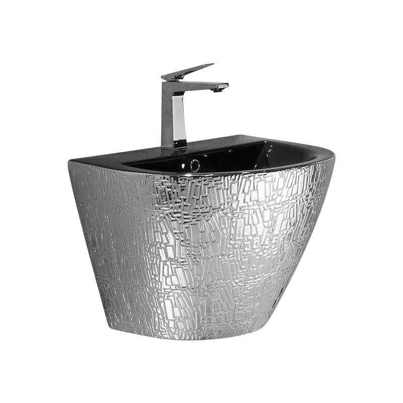 LT-501-HE-SBL1 patterned wall-hung-basins