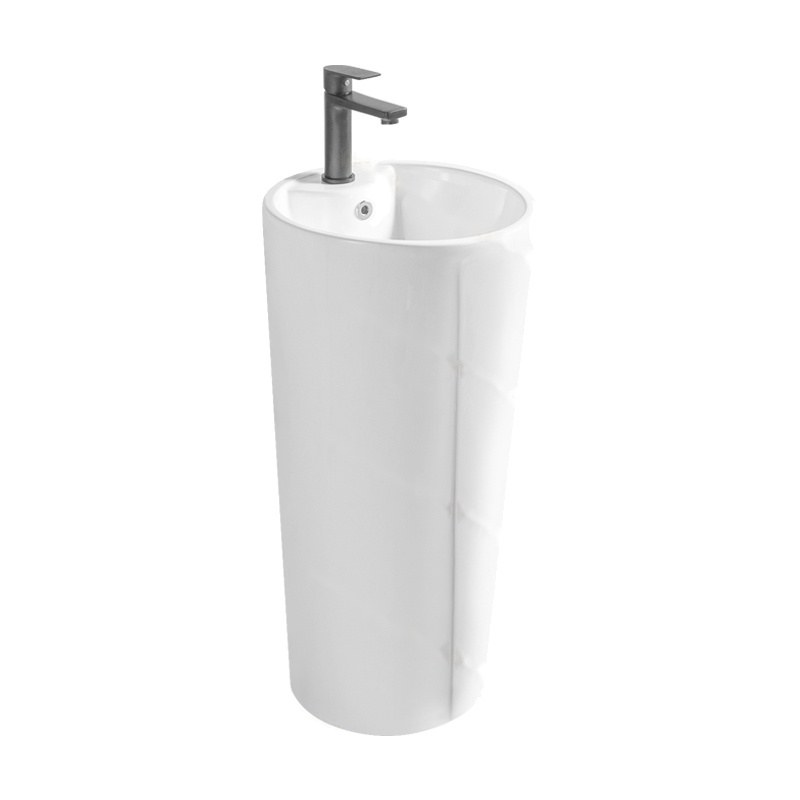 LT-327 white pedestal-basins