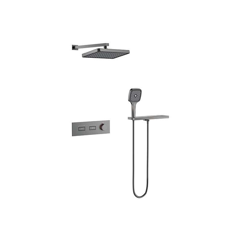 LT-10041-BRA-AZLYHS shower set, shower system, complete shower kit