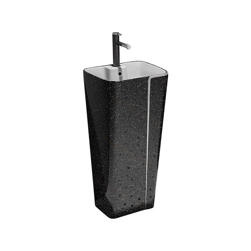 LT-320-CDG-BLSL black pedestal-basins
