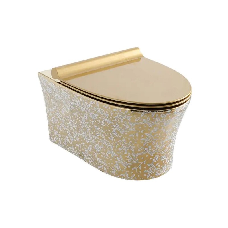 LT-422W-GID-G4 gold wall-hung-toilets