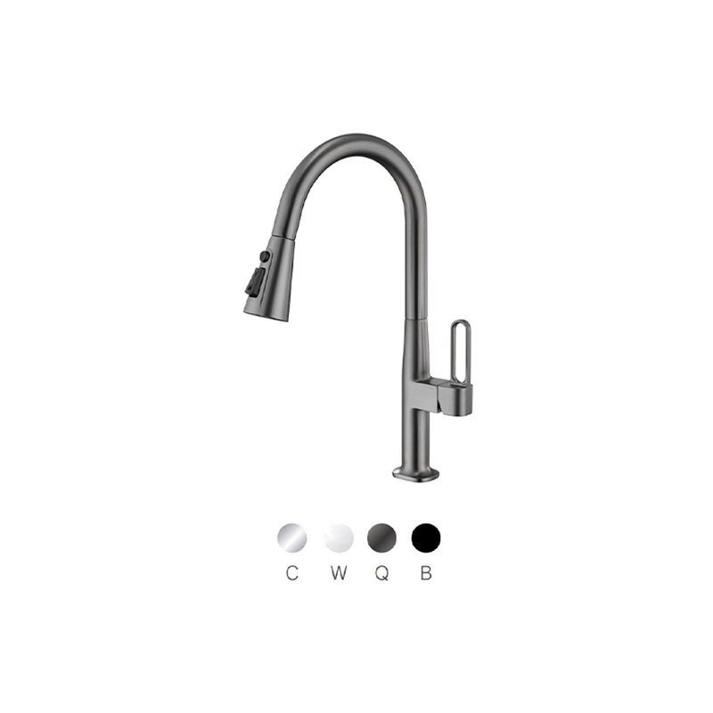 LT-10015-BRA-TCCLSSCLRLT kitchen faucet, kitchen mixer tap, sink faucet