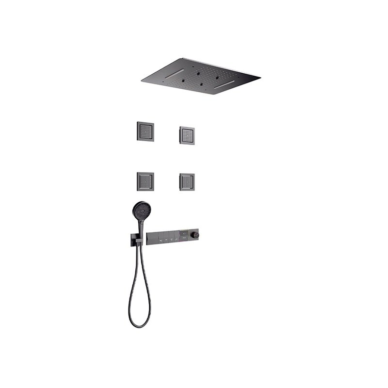 LT-10017-BRA-AZLYHS shower set, shower system, complete shower kit