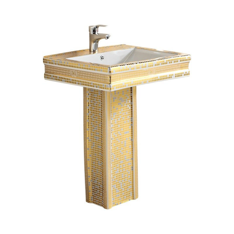 LT-328P-GID-G2 gold pedestal-basins