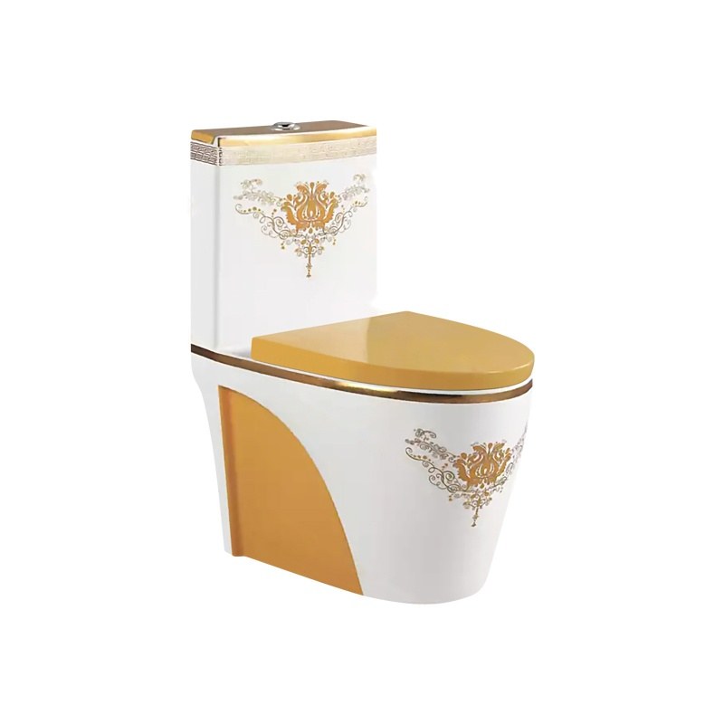 LT-1086-GID-O colored one-piece-toilets